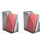 Mind Reader 2 Pack Black Jumbo Metal Mesh File Organizer